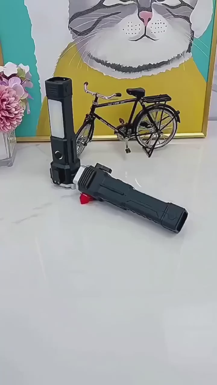 Linterna Multifuncional 4 En 1 Recargable